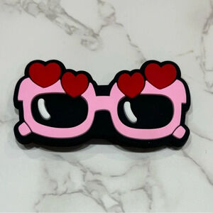 New XL Pink Sunglasses Bag Charm